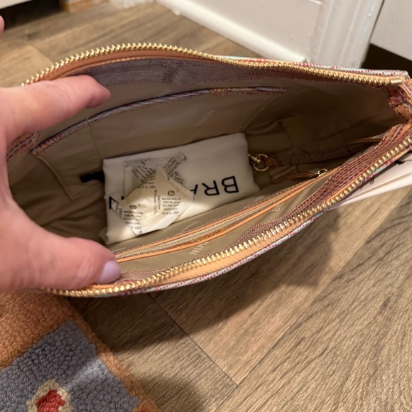 Brahmin Melbourne Shayna Crossbody Bag in Mandarin Orange NWT - Picture 6 of 9